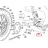 Perno Ruota Posteriore SHERCO 14-25, SCORPA 16-25