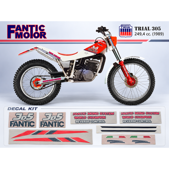Kit Adesivi Completo FANTIC 305