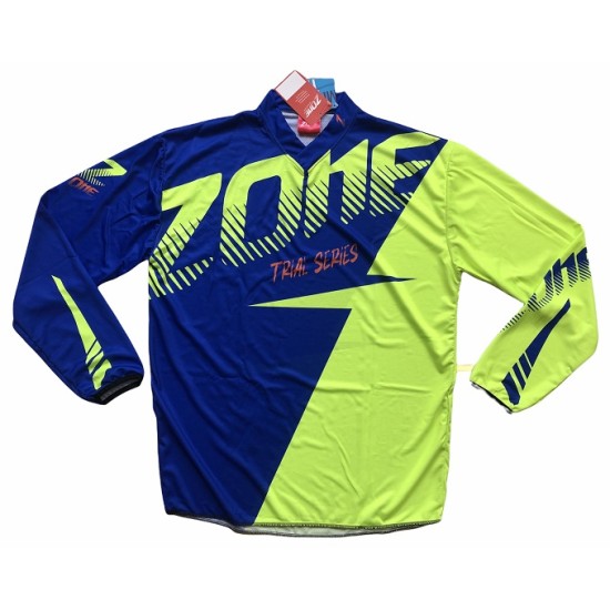 Maglia TAT RACING (Azzurro-GialloFluo)