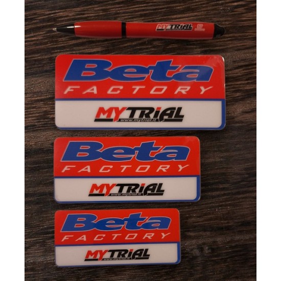 Adesivo TEAM BETA  FACTORY - MYTRIAL