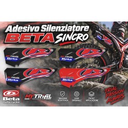 Adesivo Protezione Silenziatore BETA SINCRO 