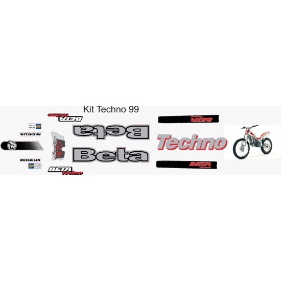 Kit Adesivi BETA TECHNO 1999