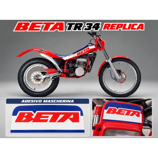 ADESIVO MASCHERINA BETA TR 34 REPLICA