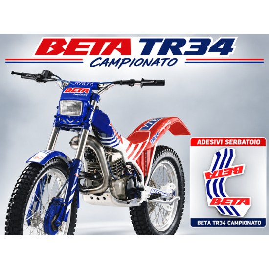 ADESIVI SERBATOIO BETA TR 34 CAMPIONATO