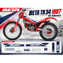 Kit Adesivi BETA TR 34 1987