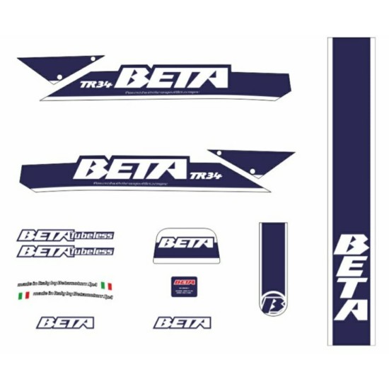 Kit Adesivi BETA TR 34 1987