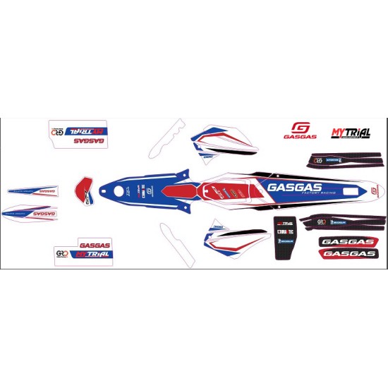 Kit Adesivi Completo GAS GAS FACTORY-GP 2011/2022