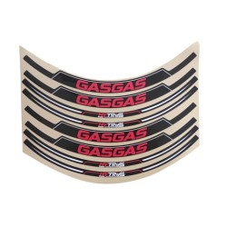 Kit Adesivi Cerchi GAS GAS - MYTRIAL (Nero)