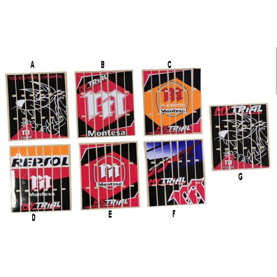 Adesivo Griglia Radiatore MONTESA 4RT 2005-2025