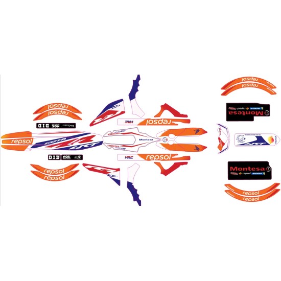 Kit Adesivi Completo MONTESA REPSOL 2026