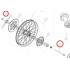 Perno Completo Ruota posteriore TRS MINITRIAL ELETTRICA 20