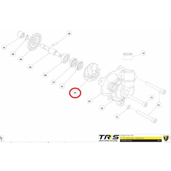 Girante Pompa Acqua TRS 16-23