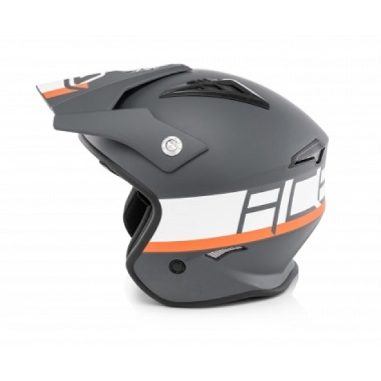 Casco ACERBIS JET ARIA (Grigio-Bianco)