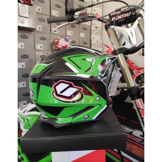 Kit Adesivi per Casco VERTIGO-AIROH TRR (Nero)