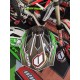Kit Adesivi per Casco VERTIGO-AIROH TRR (Nero)