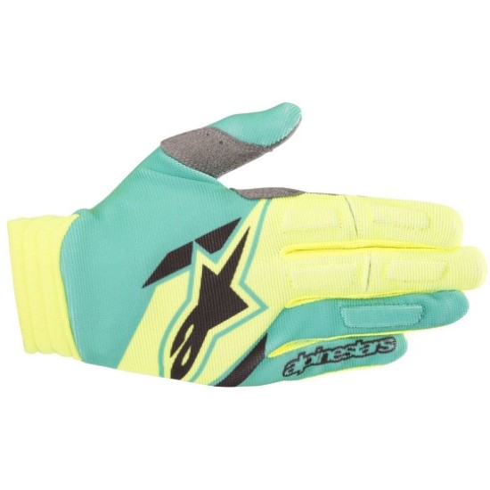 Guanti ALPINESTARS AVIATOR (GialloFluo-Celeste)