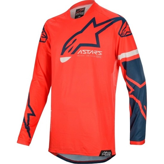 Maglia ALPINESTARS Racer Tech 2020 (Blu-Rosso)
