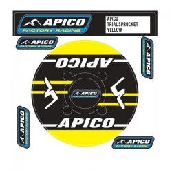 Adesivo Corona APICO 41-42 (Nero-Giallo)