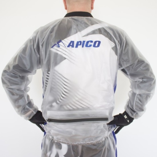 Giacca Antipioggia TRASPARENTE APICO (blu)