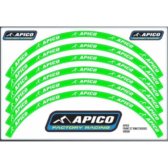 Kit Adesivi Cerchi APICO (Verde)