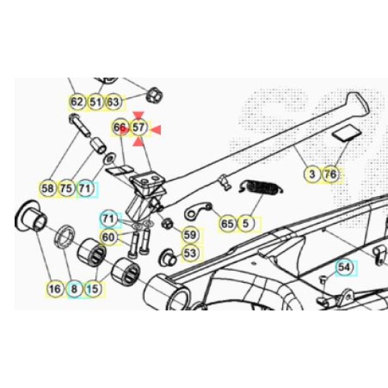 Supporto Cavalletto BETA EVO 4t