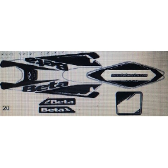 Kit Adesivi Telaio BETA EVO 80 JUNIOR 2014