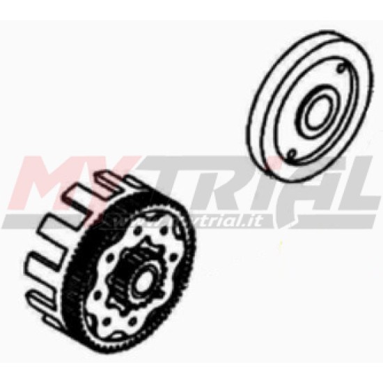 Trasmissione Primaria con Campana Albero Motore BETA EVO 14-22 (250/300cc)