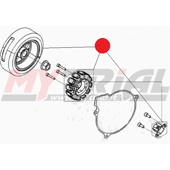 Volano BETA EVO 2T 250/300cc 2019-2022