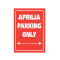 Targa Parking APRILIA