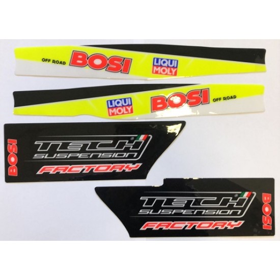 Kit Adesivi Forcella e Forcellone BOSI OFFROAD