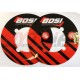 Adesivi Corona BOSI 41/44 ROSSO/NERO (TopTrialTeam)