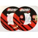 Adesivi Corona BOSI 41/44 ROSSO/NERO (TopTrialTeam)