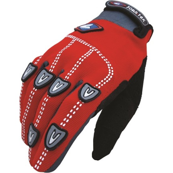 Guanti Trial Cemoto (Rosso)
