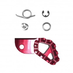 Puntalino MAGGIORATO Pedale del Freno RACE COMAS (Red)