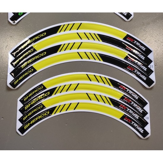Kit Adesivi Cerchi SHERCO - MYTRIAL 