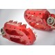 Pedane Arretrate 14mm COSTA SPECIAL PARTS (Rosso)