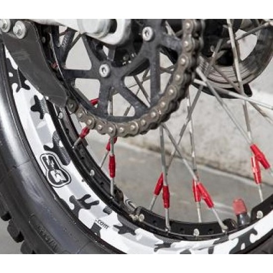 Nipples Cerchio Posteriore COSTA SPECIAL PARTS (Rosso)