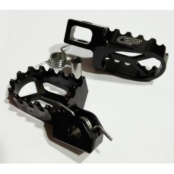 Pedane Arretrate 14mm COSTA SPECIAL PARTS (Nero)