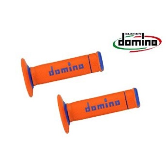 Manopole Domino Arancione Azzurro