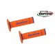 Manopole Domino Arancione Azzurro