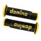 Manopole DOMINO RACING Forate (NERO & GIALLO) A450