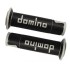Manopole DOMINO RACING Forate (NERO & GRIGIO) A450