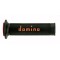 Manopole DOMINO Forate (Nero/Arancione)