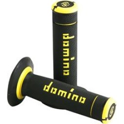 Manopole Domino Nero Giallo Manopole Domino Nero Giallo