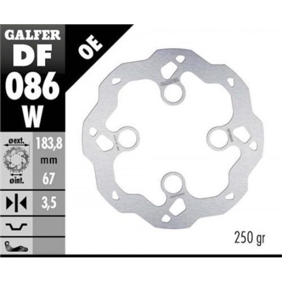 Disco Freno Anteriore GALFER Montesa 4RT 15-25