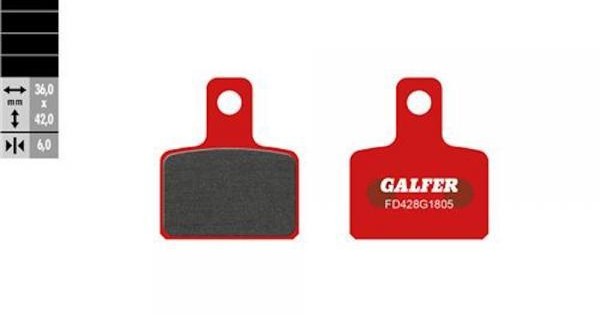 GALFER BIKE Pastiglie mescola viola e-bike per freni Avid Code R, RSC e Guide Re GALFER BIKE Pastiglie mescola viola e-bike per freni Avid Code R, RSC e Guide Re