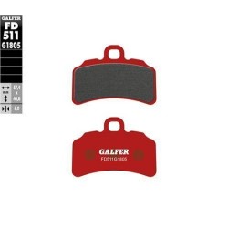 Pastiglie Freno GALFER Rosse FD511 (Braktec)