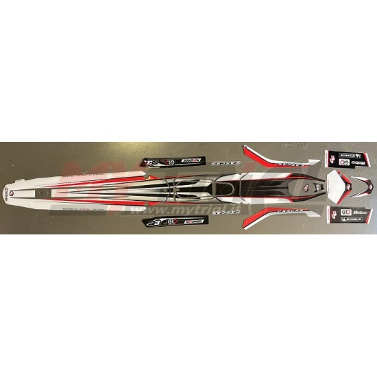 Kit Adesivi Completo Gas Gas 2002-2010 (Bianco-Rosso)