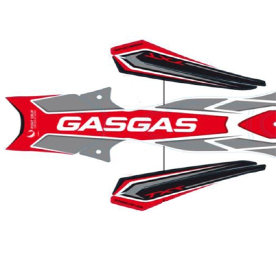 Adesivi Cassa Filtro GASGAS Racing 2016-17