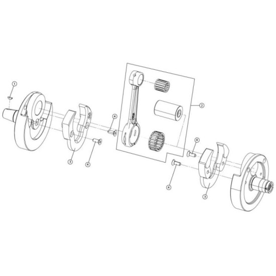 Albero Motore Completo GAS GAS 2003-2018